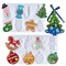 LET’S Resin Upgraded Christmas Resin Molds Silicone, 16 Cavities Large Resin Christmas Ornament Molds Each 3inch, Glossy Silicone Molds for Resin Art Craft,Keychains,Christmas Tree Decorations